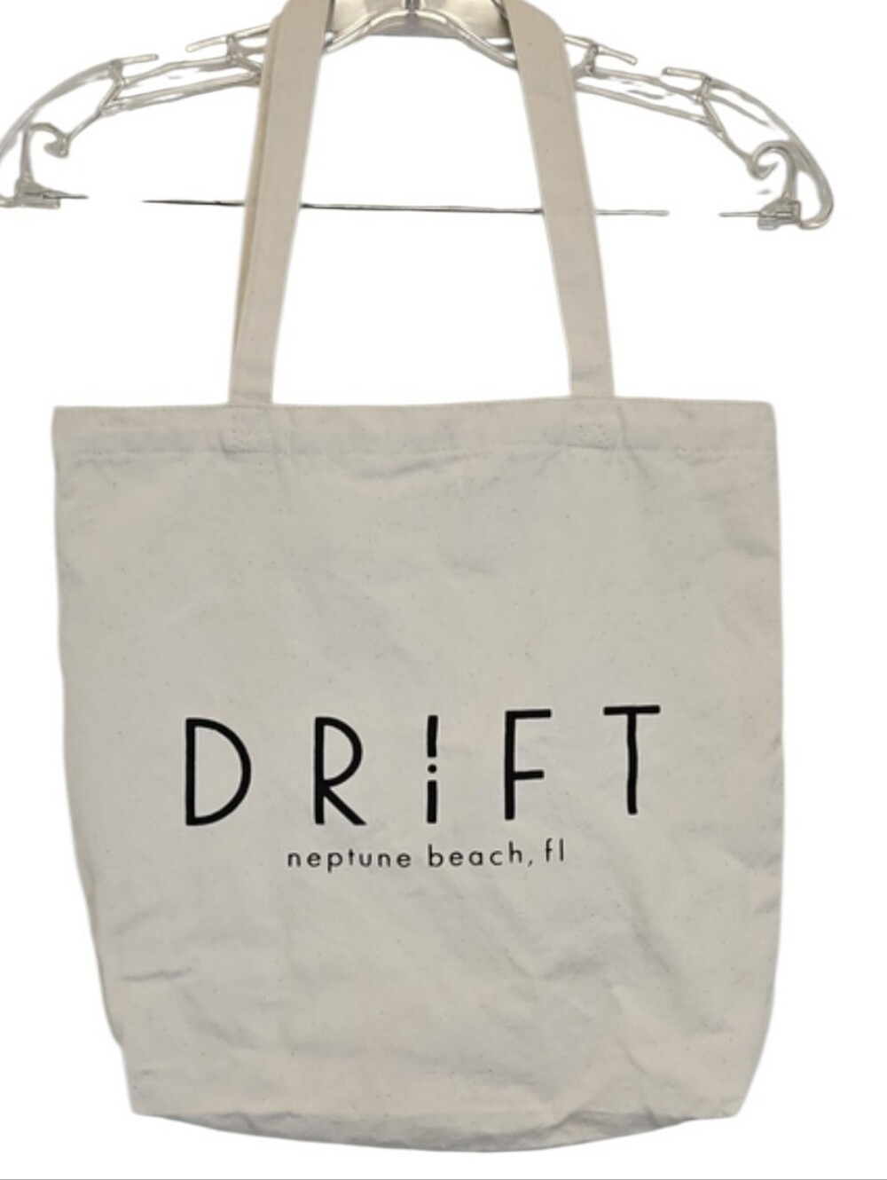 DRIFT Neptune Beach Canvas Tote Bag - Cream